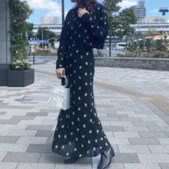 Mame Kurogouchi マメクロゴウチ ペイズリーワンピース
