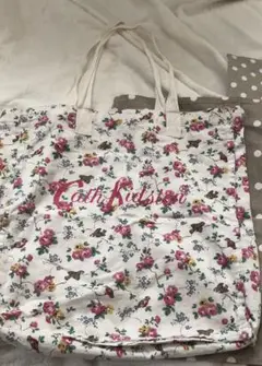 キャスキッドソン花柄エコバッグ布