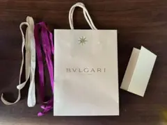 BVLGARI ショップ袋 クリーム色 約20cm x 25cm