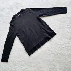 H&M エイチアンドエム【L】ダークグレー ストライプ トレーナー