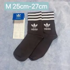 【新品未使用】アディダス クルーソックス M 25-27cm