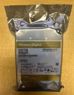 【未開封・未使用】WD Gold 20TB HDD WD202KRYZ（箱なし）