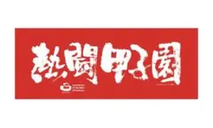 熱闘甲子園コラボタオル　赤/白