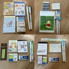 文房具まとめ売り32点　すみっコぐらし・モンスターズ・インク メモ帳　スヌーピー