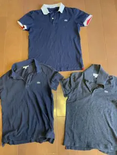 Lacoste ラコステ ポロシャツ 3枚セット　size2くらい　日本製
