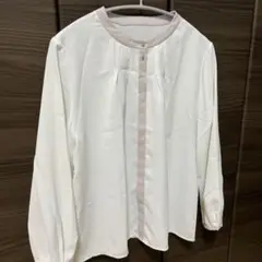 ホワイト 長袖シャツ Mサイズ