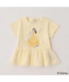 【petit main】プリンセス　コラボ　ベル　グラフィックtシャツ　①