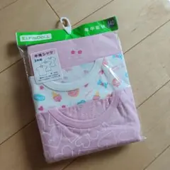新品　140　肌着　シャツ　アンダー　インナー　綿100　半袖　女の子　ピンク