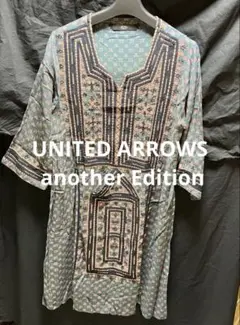 廃盤【Another Edition】 刺繍 / 膝丈ワンピース / エスニック