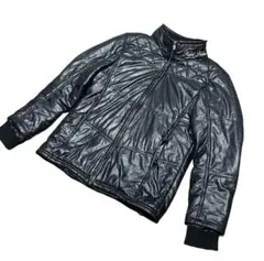 ★美品★ Karl Kani レザー風ダウンジャケット 3L ブラック