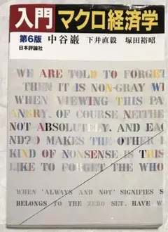 入門マクロ経済学　第6版