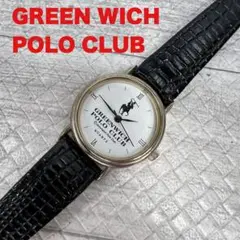 GREENWICH POLO CLUB 時計　現状動作品　ポロ