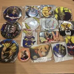 ヒロアカ オールマイト缶バッジ15個セットE