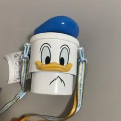 ドナルドダック ポップコーンバケット ストラップ付き チップとデール タグ付き