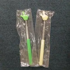 カラフル　ゆびさし棒　2本セット　黄色　緑色