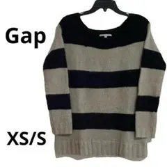 【美品】Gap◇◆ニットセーター ボーダー XS/Ｓ
