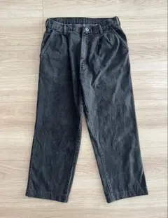 80s Wrangler ツータック ブラックデニム デニムスラックス