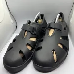 【ほぼ未使用】OOFOSウーフォス OOcandoo リカバリーサンダル 黒27