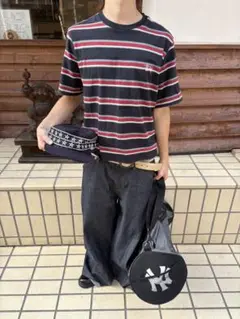 Stussy ボーダーtシャツ