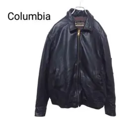 Columbia レザー ジャケット 黒 Columbia コロンビア LeatherJacket レザージャケット