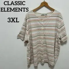 クラシック エレメンツCLASSIC ELEMENTS 半袖チュニック【3XL】