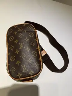 LOUIS VUITTON ボディバック ガンジュポシェット モノグラム 美品