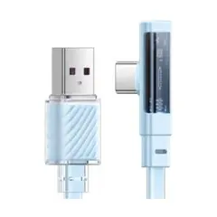 L字型 USB Type-Cケーブル 1.8m 100W 最大出力 6A急速充電