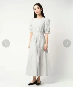 Moussy STRIPE HALF SLEEVE ドレス ストライプワンピース
