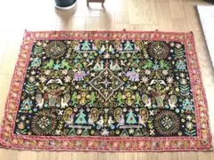 インド・ミラーワーク&刺繍布　大判
