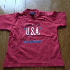 GUESS 赤 Tシャツ 12M