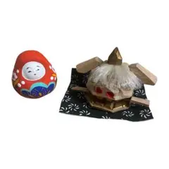 新品未使用　加賀　八幡起上がり　だるま　獅子頭　亥　干支　置物　縁起物　工芸品