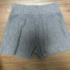 GRL グレイル　ニットショートパンツ　グレー　M an1295