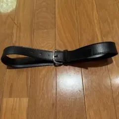 黒 レザー学生ベルト 85センチ