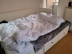 直接お渡し限定　IKEA HEMNES ヘムネス　ベッド