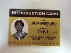 SEGASAMMYLUX TAKI 証明書風ステッカー