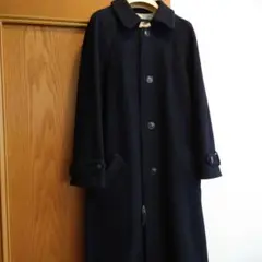 ギャルリーヴィー♪カシミヤ混ウール♫ネイビーコート