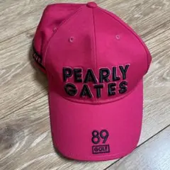 PEARLY GATES ピンクキャップ 89 GOLF