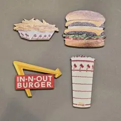 In-N-Out Burger　マグネット　4種セット