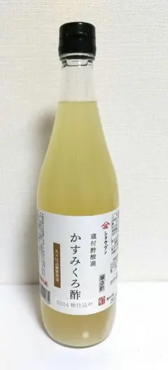 庄分酢 蔵付酢酸菌 かすみくろ酢 720ml