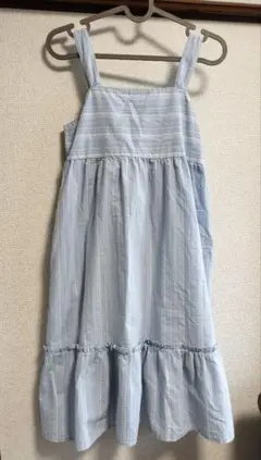 ユニクロ　ワンピース　　水色 ほぼ新品‼️最終！お値引き価格です‼️