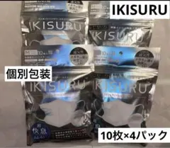 【新品】IKISURU イキスル3Ｄメッシュマスク / ホワイト/40枚/日本製