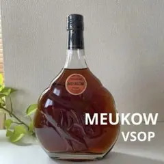 古酒未開封　MEUKOW VSOP コニャック 700ml グラス付き Yahoo!オークション -「meukow ミュコー」(コニャック