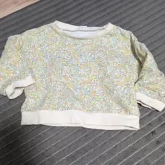 花柄トレーナー 90cm