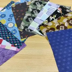 ★A97★約25cm×約25cm/10枚/カットクロス/国産プリント生地