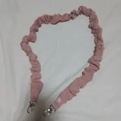 ピンクフリルショルダーストラップ　3COINS