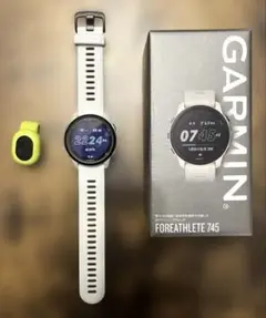 Garmin Forerunner 745 白　ランニング　ダイナミクスポッド付