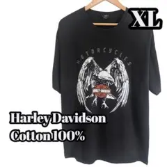Harley Davidson Tシャツ XL スミクロ ハーレー