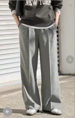レリューム ジャーナルスタンダードレリューム　マットウースフレアタックパンツ
