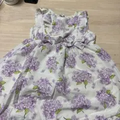 anyFAM 花柄ノースリーブワンピース 100cm