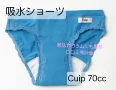 S 定価6600円 吸水ショーツ cuip　70cc キュイップ チーカス　青